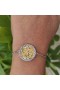 B 308 Silver jewel bracelet with zirgon