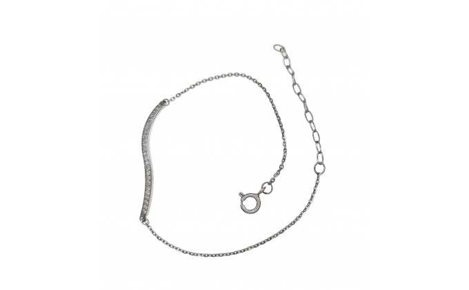 B 287 Silver jewel bracelet zirgon