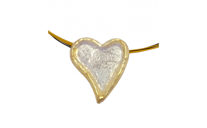 M 9 Handmade pendant "HEART" 