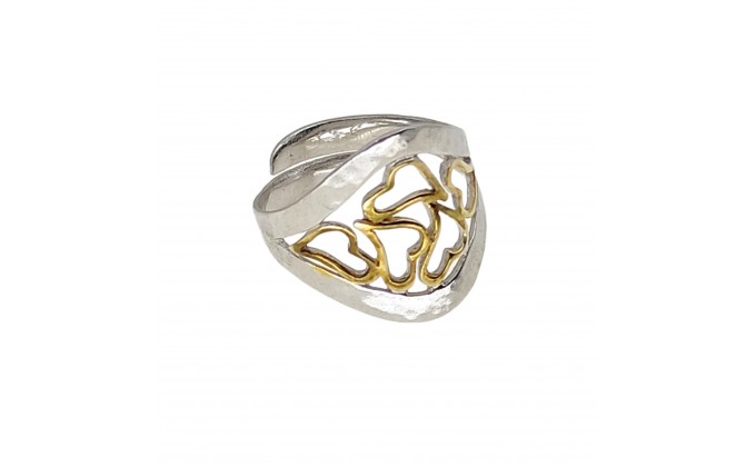 D 382 sg Handmade silver ring