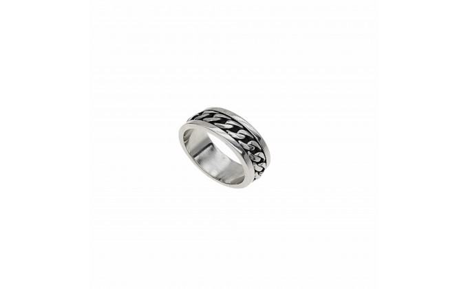 D 241 SOLID SILVER RING