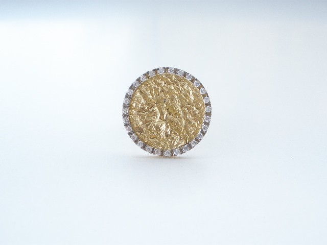 D 308 silver jewel ring zirgon