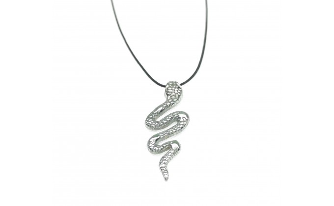 M 256 sterling silver necklace snake