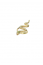 D 307 Handmade silver ring snake