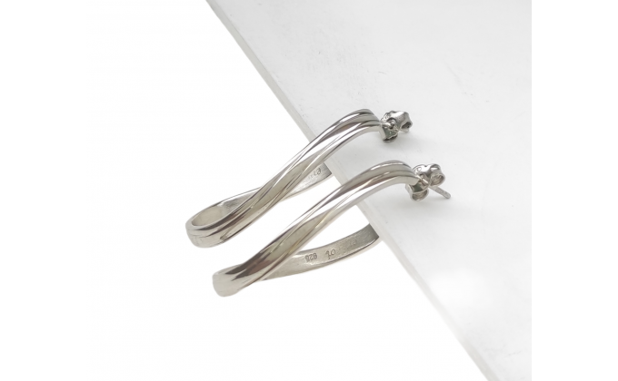 SK 324 Handmade silver earrings
